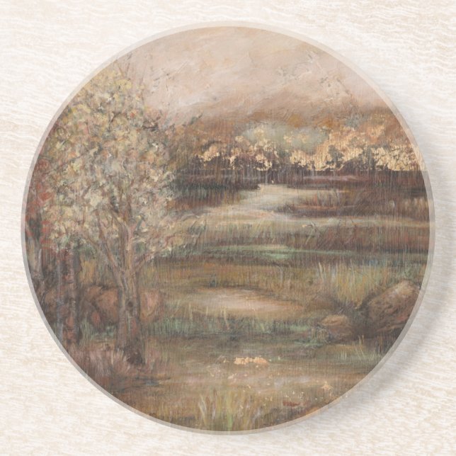 Porta-copos De Arenito Campo de Sonhos I (Frente)