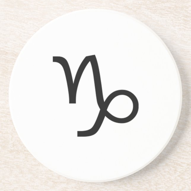 Porta-copos De Arenito Capricórnio (Frente)