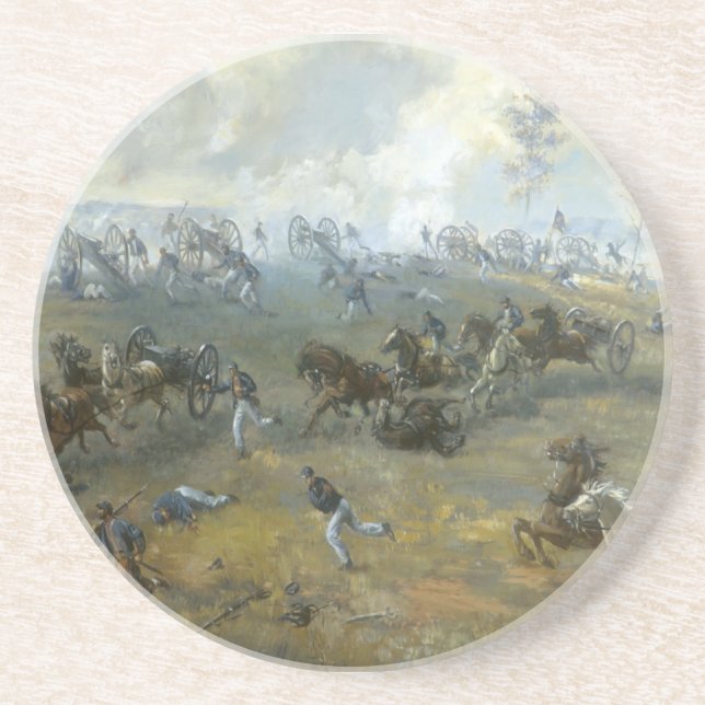 Porta-copos De Arenito Captação da bateria de Rickett - 1964 (Frente)