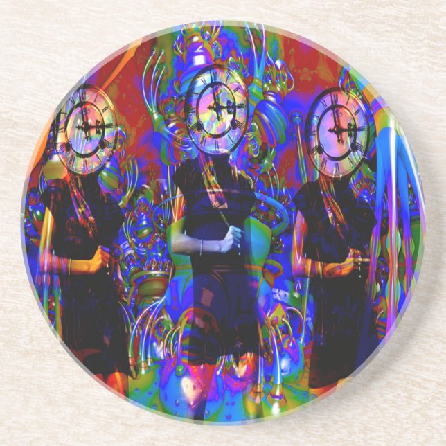 Porta-copos De Arenito Carrinho (Frente)