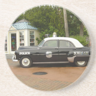 Porta-copos De Arenito 'Carro de 51 polícias de Chevrolet