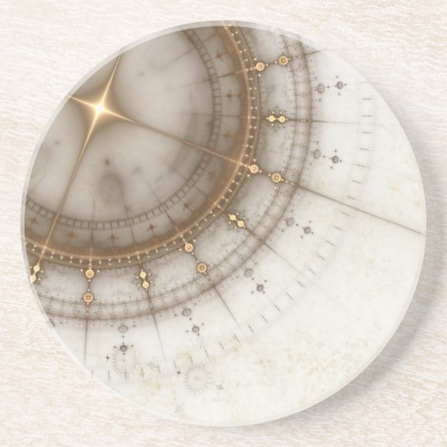 Porta-copos De Arenito Carta náutica antiga, Grunge (Frente)