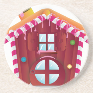 Porta-copos De Arenito Casa bonito dos doces