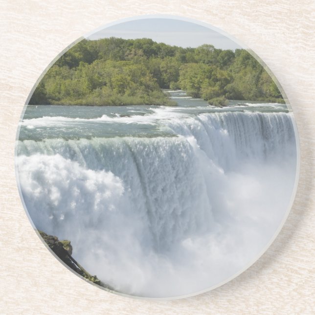 Porta-copos De Arenito Cascata de Niagara (Frente)