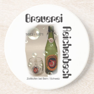 Porta-copos De Arenito Cervejaria Reichenbach Berna tampa de cerveja