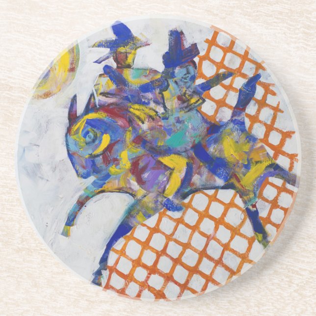 Porta-copos De Arenito Chamada de Heyoka (Frente)