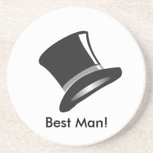 Porta-copos De Arenito Chapéu alto