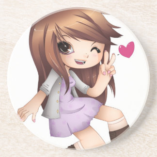 Porta copos de arenito Chibi TK