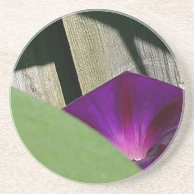 Porta-copos De Arenito Círculo floral (Frente)