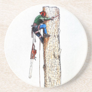 Porta-copos De Arenito Cirurgião Árvore Arborista