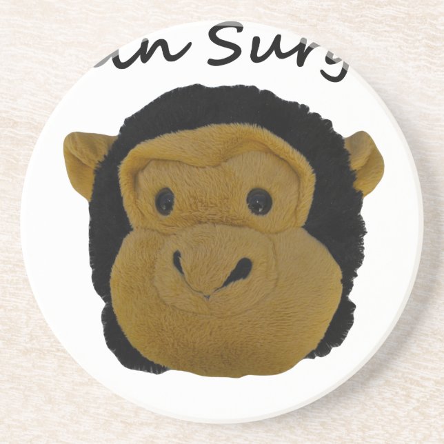 Porta-copos De Arenito Cirurgião cerebral (Frente)