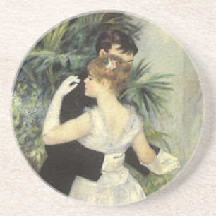 Porta-copos De Arenito City Dance de Pierre Renoir, Arte Fino Antigo