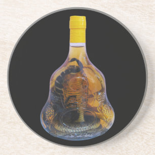 Porta-copos De Arenito Cobra da cobra contra o Lao de Yadong do uísque d