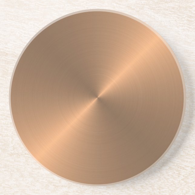 Porta-copos De Arenito Cobre (Frente)