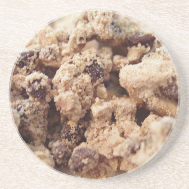 Porta-copos De Arenito Cookies Chip de Chocolate (Frente)