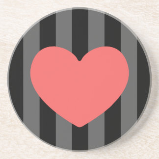 Porta-copos De Arenito Coração