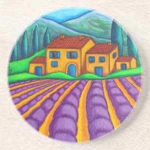 Porta-copos De Arenito Cores de portas copos de Provence por Lisa Lorenz