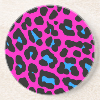 Porta-copos De Arenito Corey Tiger Anos 80 Padrão de Manchas de Leopardo 