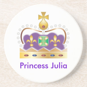 Porta-copos De Arenito Coroa real tradicional