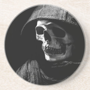 Porta-copos De Arenito Crânio de Grim Reaper