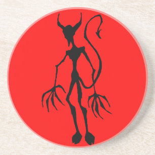 Porta-copos De Arenito Creepy Devil Stick