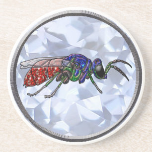 Porta-copos De Arenito Cuckoo Wasp