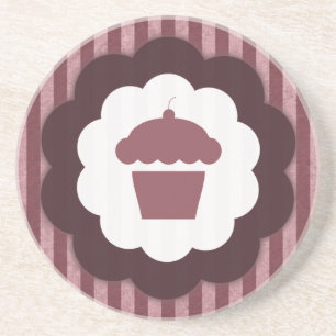Porta-copos De Arenito cupcake vintage