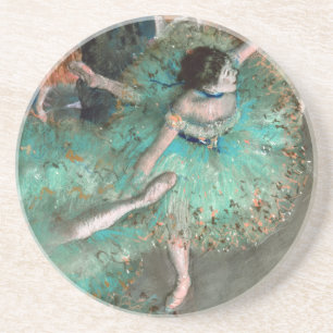 Porta-copos De Arenito Dançarino Verde (Danseuse Verte) Edgar Degas