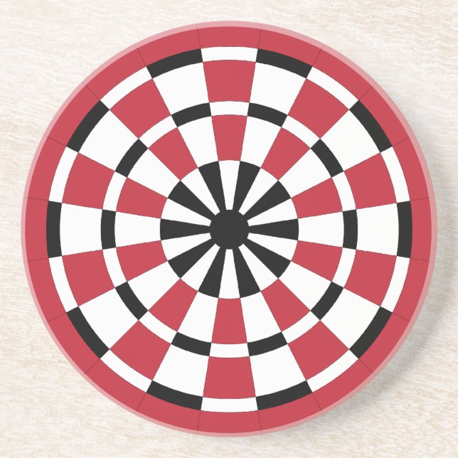 Porta-copos De Arenito Dartboard (Frente)