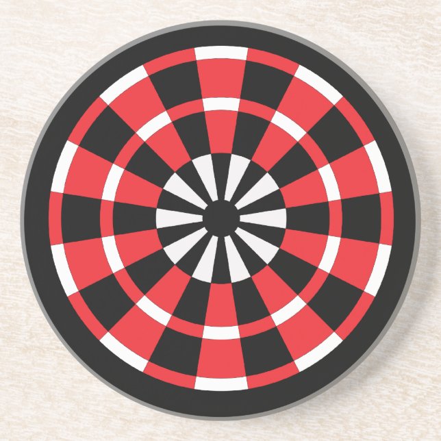 Porta-copos De Arenito Dartboard (Frente)