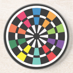 Porta-copos De Arenito Dartboard