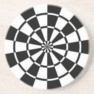 Porta-copos De Arenito Dartboard Mod