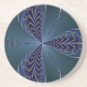 Porta-copos De Arenito Delicar Asas Insetas À Meia-Noite