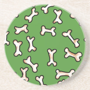 Porta-copos De Arenito Desenho de Ossos