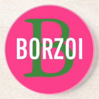 Design do monograma da raça do Borzoi
