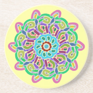 Porta-copos De Arenito Design Pastel Multicolor #2