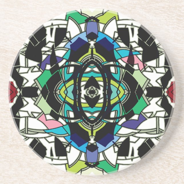 Porta-copos De Arenito Design verificado (Frente)