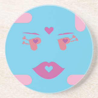 Porta-copos De Arenito Dilli, o Sponap azul Coaster.ai