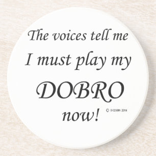 Porta-copos De Arenito Dobro Voices diz que deve jogar