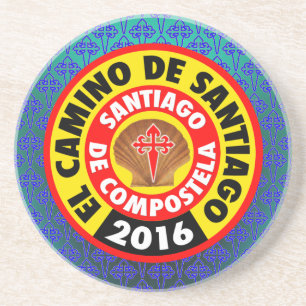 Porta-copos De Arenito EL Camino de Santiago 2016