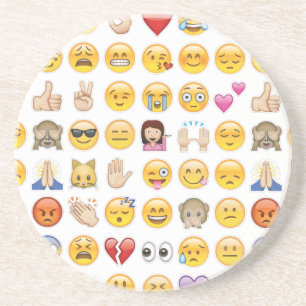 Porta-copos De Arenito emoji