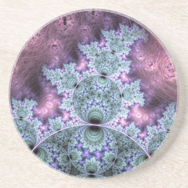 Porta-copos De Arenito Energia verde (Frente)