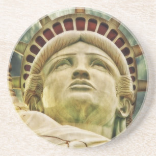Porta-copos De Arenito Estátua da Liberdade