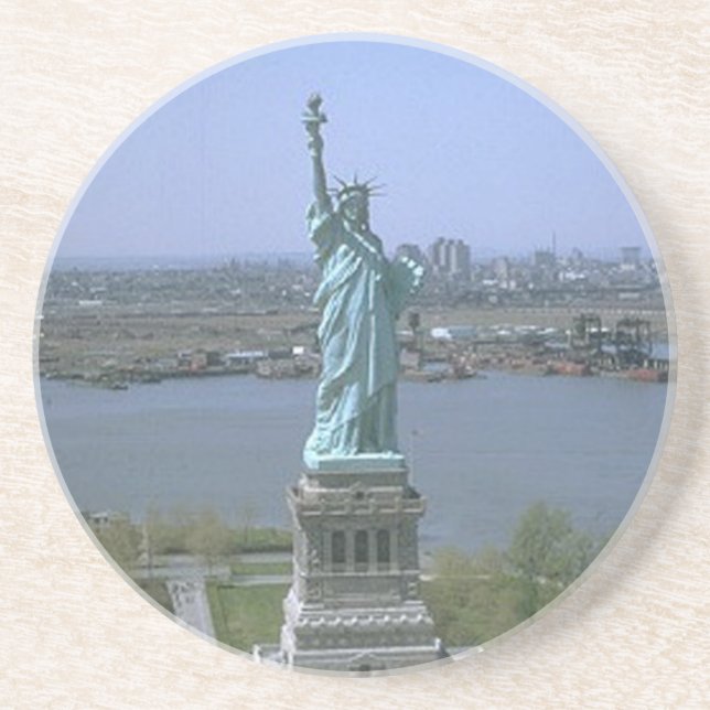 Porta-copos De Arenito Estátua da liberdade (Frente)