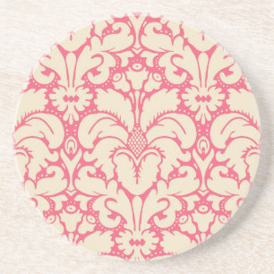 Porta-copos De Arenito Estilo barroco damask background 2