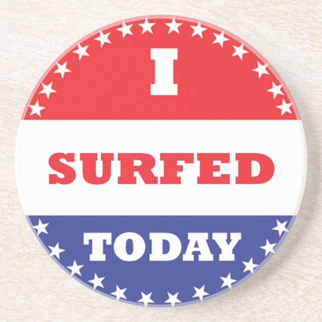 Porta-copos De Arenito Eu Sobrevivi Hoje (Frente)