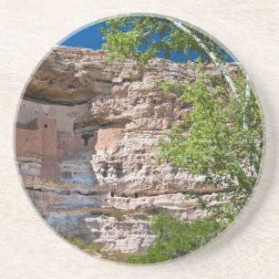 Porta-copos De Arenito EUA, Arizona. Montezuma Castle, As Ruínas