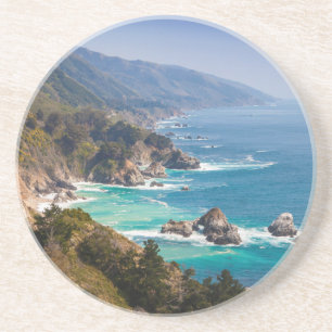 Porta-copos De Arenito EUA, Califórnia. Costa da Califórnia, Big Sur