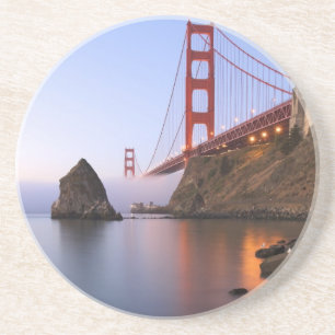 Porta-copos De Arenito EUA, Califórnia, São Francisco. Golden Gate