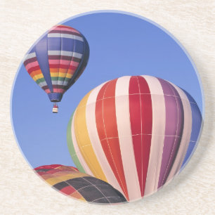 Porta-copos De Arenito EUA, Idaho, Vale de Teton. Colorido balão de ar